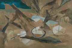Untitled by Ram Kumar, Oil on canvas, offered Mar 2009