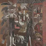 The Visitor by K. G. Subramanyan, Acrylic on canvas, sold Mar 2009