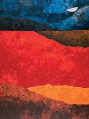 Untitled by Akbar Padamsee, Oil on canvas, sold Mar 2009