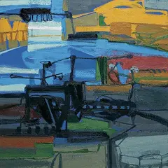Untitled by Kishor Shinde, Oil on canvas, sold Mar 2009