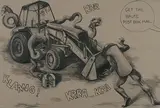 Untitled by Tushar Joag, Charcoal on paper, sold Mar 2009