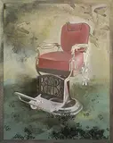 Silent Witneses II by Arunanshu Chowdhury, Acrylic and collage on canvas, sold Mar 2009