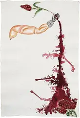 Untitled by Mithu Sen, Mixed media on paper pasted on board, offered Mar 2009