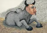 Laze by Viraj Naik, Mixed media on paper, offered Mar 2009