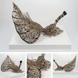 Part & Whole by Dhananjay Singh, Bronze and copper wire, offered Mar 2009