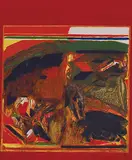 Untitled by S. H. Raza, Acrylic on canvas pasted on board, sold Dec 2008