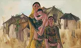 Untitled by B. Prabha, Oil on canvas, sold Dec 2008