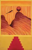 Untitled by Jagdish Swaminathan, Oil on canvas, sold Dec 2008