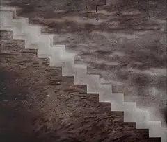 Traces of Man II by Rameshwar Broota, Oil on canvas, offered Dec 2008