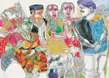 Untitled by K. Laxma Goud, Mixed media on paper, sold Dec 2008