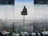 Untitled by Sudhanshu Sutar, Acrylic on canvas, sold Dec 2008