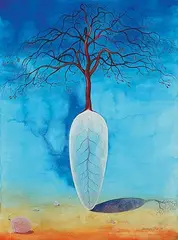 Untitled by Dhananjay Singh, Watercolour on paper, sold Dec 2008