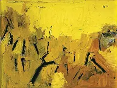 Untitled by S. H. Raza, Oil and ink on paper pasted on board, offered Dec 2008