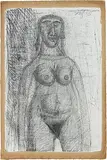 Untitled by F. N. Souza, Mixed media on paper, offered Dec 2008