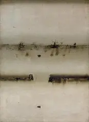 Untitled by Vasudeo S. Gaitonde, Oil on canvas, sold Dec 2008