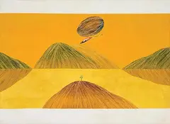 Untitled by Jagdish Swaminathan, Oil on canvas, sold Dec 2008