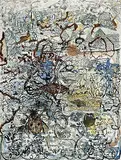 Untitled (Neighbour - 3) by Jayashree Chakravarty, Acrylic and oil on canvas, offered Dec 2008