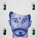 Untitled by Bose Krishnamachari, Ball pen and screen print on canvas, offered Dec 2008