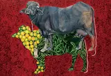 Untitled by Rajesh Ram, Oil on canvas, sold Dec 2008