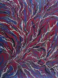 This Way and Never Another Way by Bharti Kher, Bindis on board, sold Nov 2008