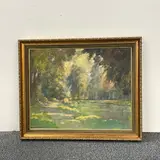 Untitled by Norman R. Coker, oil on board, sold Apr 2024