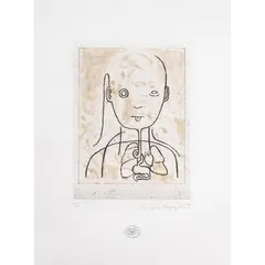 Velazquez Princess by Enrique Chagoya, 1999, aquatint, sold Jun 2026