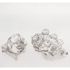 Edible Roots by Beth Van Hoesen, 1990, drypoint, sold Jun 2026