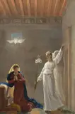 L'Annonciation by Joseph-François Ducq, Huile sur toile (Toile d'origine), sold Feb 2023