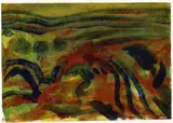 Sans titre by T'ang Haywen, circa 1975, Acrylique sur papier, sold Apr 2023