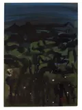 Sans titre by T'ang Haywen, circa 1967, Encre et gouache sur carton, sold Apr 2023