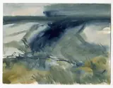 Sans titre by T'ang Haywen, circa 1975, Acrylique sur papier, sold Apr 2023