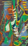 Composition, étude pour "La Genèse by André Lanskoy, 1966, Gouache sur papier, sold Apr 2023