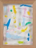 Ensemble de 2 oeuvres by Louis Cane, Acrylique sur grillage fin, sold Apr 2023