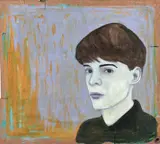 Sans titre by Djamel Tatah, 1987, Huile sur toile et bois, sold Apr 2023