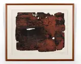 Eau-forte 17 by Pierre Soulages, 1961, Eau-forte en couleurs, sold May 2023