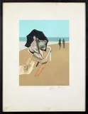 Metropolitan triptych - 1981 - partie gauche by Francis Bacon, Eau-forte et aquatinte en couleurs, sold May 2023