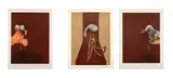 Deuxième version du Triptyque 1944 by Francis Bacon, 1989, Trois lithographies en couleurs, sold May 2023