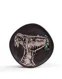 Tête de chèvre de profil - 1950 (AR # 112) by Pablo Picasso, Noir, vert, patine noire, sold May 2023