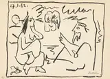 Les Déjeuners by Pablo Picasso, Tirage limité à 150 exemplaires numérotés sur papier vélin d'Arches,, sold May 2023