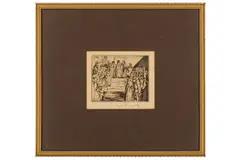 Untitled by Frank Brangwyn, Etching and drypoint, offered Nov 2019