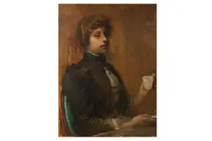 Untitled by Paul Besnard, Oil on canvas, sold Oct 2019