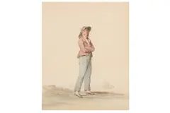 Untitled by John Thomas Serres, Pen and ink and watercolour, sold Oct 2019