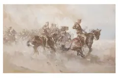 Untitled by Gilbert Joseph Holiday, Watercolour, pencil and gouache, sold Oct 2019