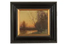 Untitled by John Noble Barlow, Oil on canvas, offered Oct 2019