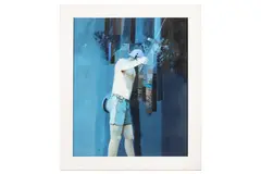 Untitled by Charles Sutton, oil on board, offered Oct 2019