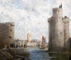 La Rochelle by William Lee Hankey, oil on canvas, sold Feb 2015
