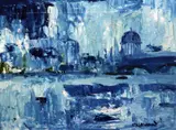 St Paul's from the Thames by James Lawrence Isherwood, oil on board, sold Feb 2015