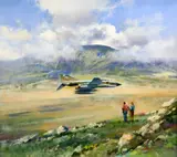 The Mountain of Mist by Frank Wootton, oil on canvas, sold Feb 2015