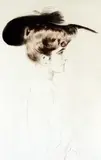 Drypoint etching by Paul César Helleu, etching, sold Feb 2015