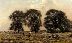 'Harvest Time' by Herbert F. Royle, sold Nov 2011